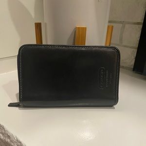 Vintage Genuine Leather Black Coach Wallet